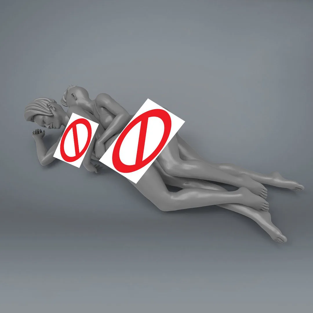 (1/35 = 50 мм 1/24 75 1/18 100 1/16 120 мм) 3d-печать NSFW миниатюрная модель GK смоляный манекен