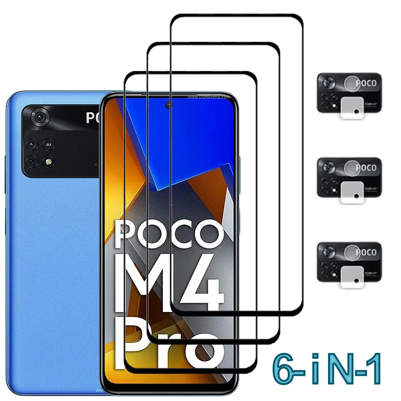 

Pelicula Poco M4 Pro 4g,Glass For Xiaomi Poco M4 Pro Tempered Glass PocoM4Pro Screen Protector Film Poco M4 X3 X4 Pro 5G Glasses