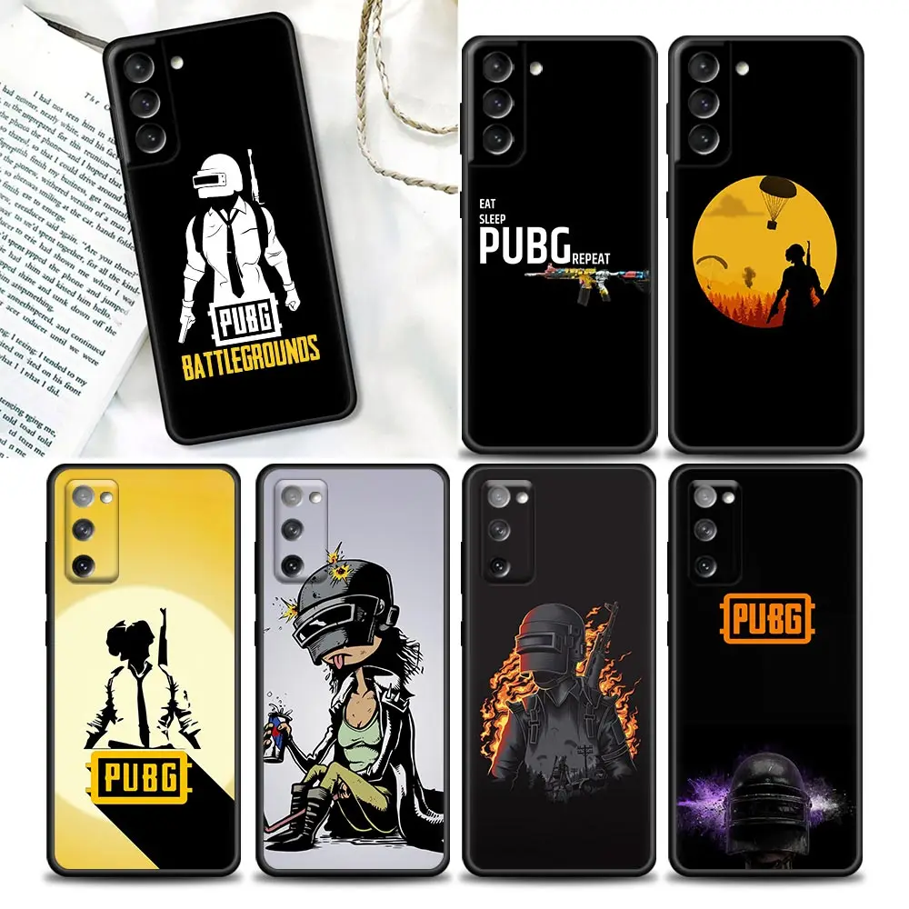 Funda Coque Phone Case for Samsung Galaxy S22 S23 S9 S10e S21 S20 Fe Plus Ultra 5G Case Capa Para Hot Popular Pubg DIY Game