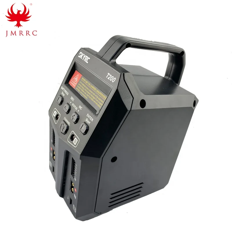 

SKYRC T200 Balance Charger 12A 100W Dual XT60 Plug 10W Discharger for LiHV LiPo Li-ion LiFe NiMH NiCD Pb Battery AGM Cold Modes