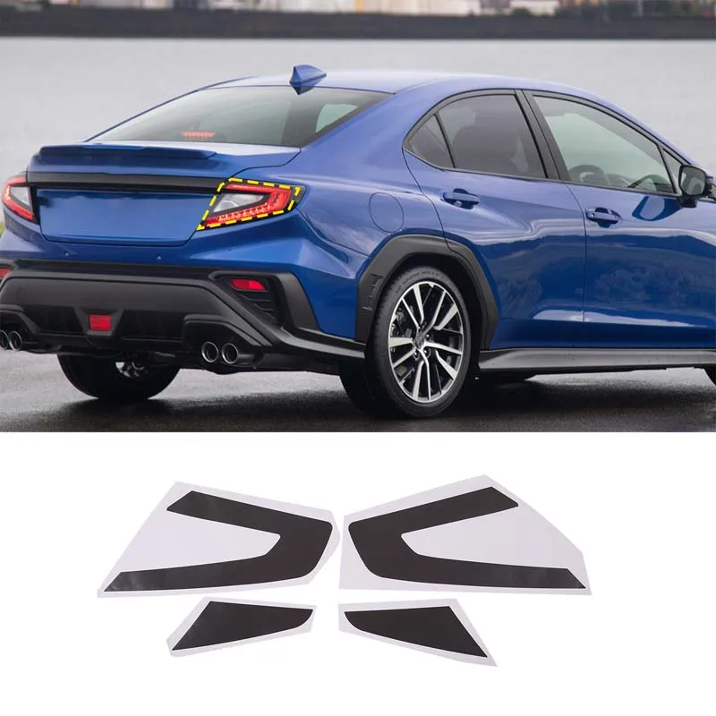 

PVC Headlight Sticker for Subaru WRX 2021-2023 Car Rear Headlight Protective Film Headlamp Exterior Accessories 4 Pcs