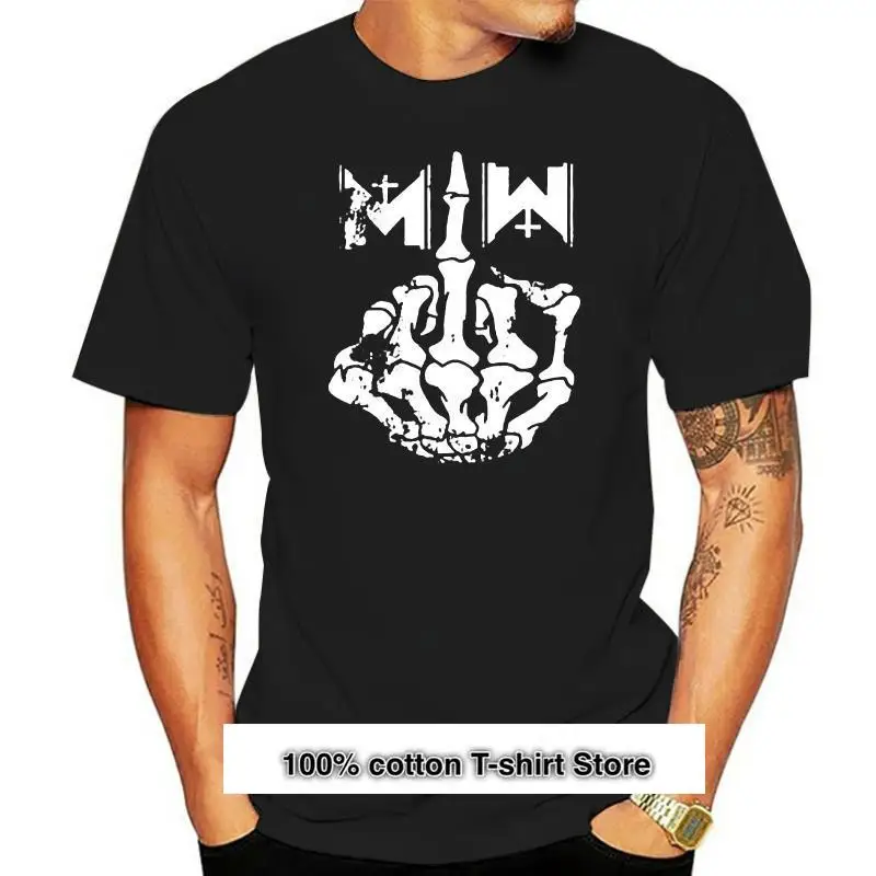 

Camiseta blanca sin movimiento para hombre, camiseta negra с логотипом Calavera, talla S a 3XL, MIW *