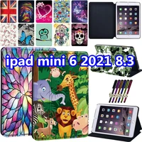 tablet case for ipad mini 6 a2567 a2568 a2569 funda ipad mini 6 2021 8 3 case hot pattern ultrathin leather protective cover