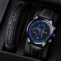brand fashion men sport watch man business casual leather bracelet stainless steel quartz wristwatch male luminous clock watches