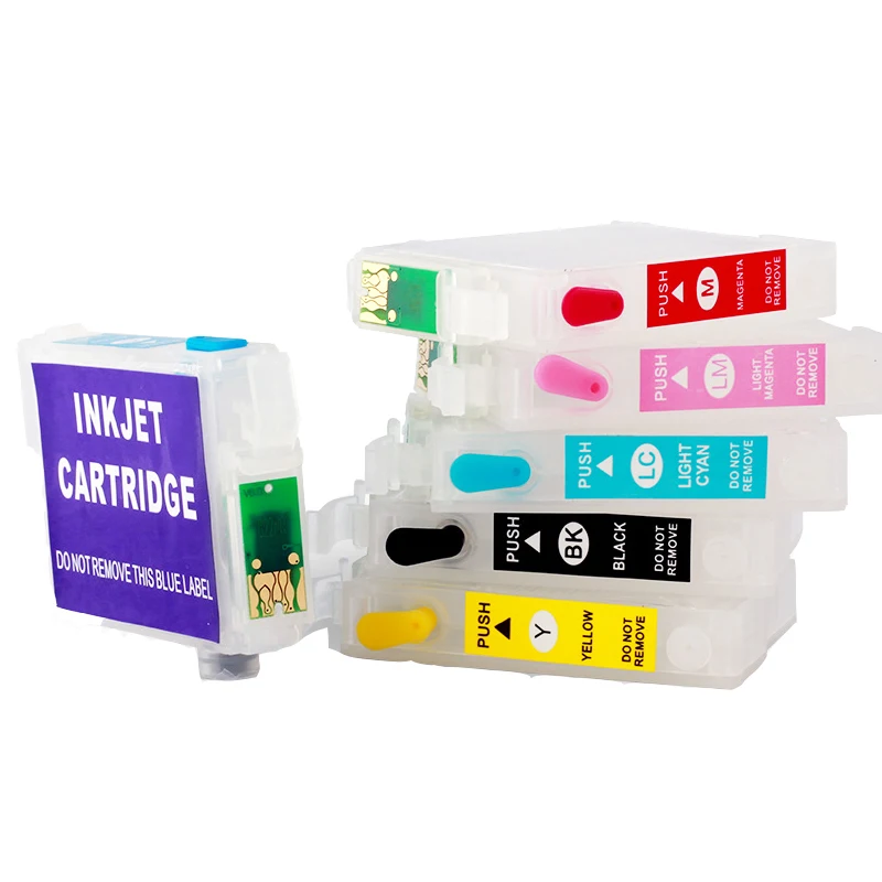 Vliaxh пустой T0481 - T0486 многоразовый чернильный картридж для EPSON STYLUS Photo