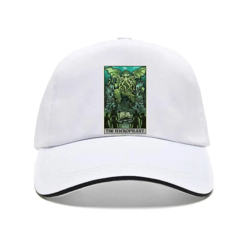 

The Hierophant Tarot Card Bill Hats Cthulhu Halloween Horror Gift Witch Hats Men Gyms Fitness Baseball Caps