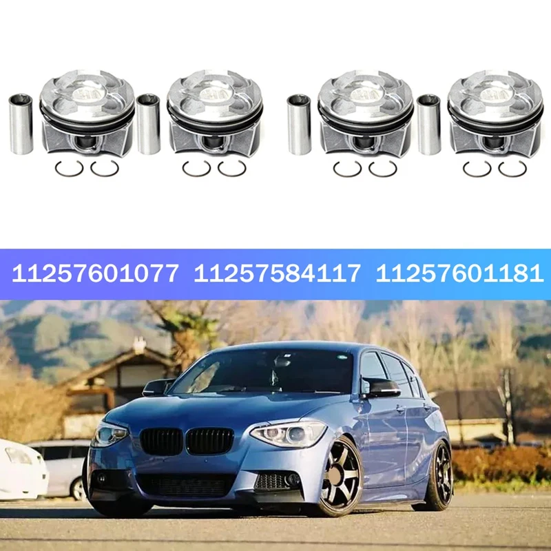 11257601077 11257584117 11257601181 Поршни двигателя для BMW MINI F20 F21 F30 F31 R55 R57 R56 N13 N18 N13B16A N18B16A