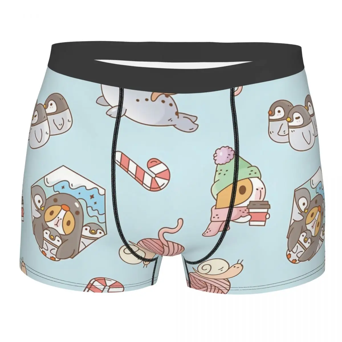 

Bubu The Guinea Pig Men Boxer Briefs Underpants Capybara Highly Breathable High Quality Sexy Shorts Gift Idea