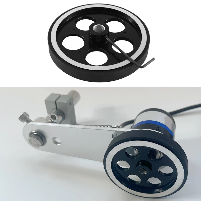 

Industrial Aluminum Rubber Measuring Encoder Meter Wheel For Industrial Encoder