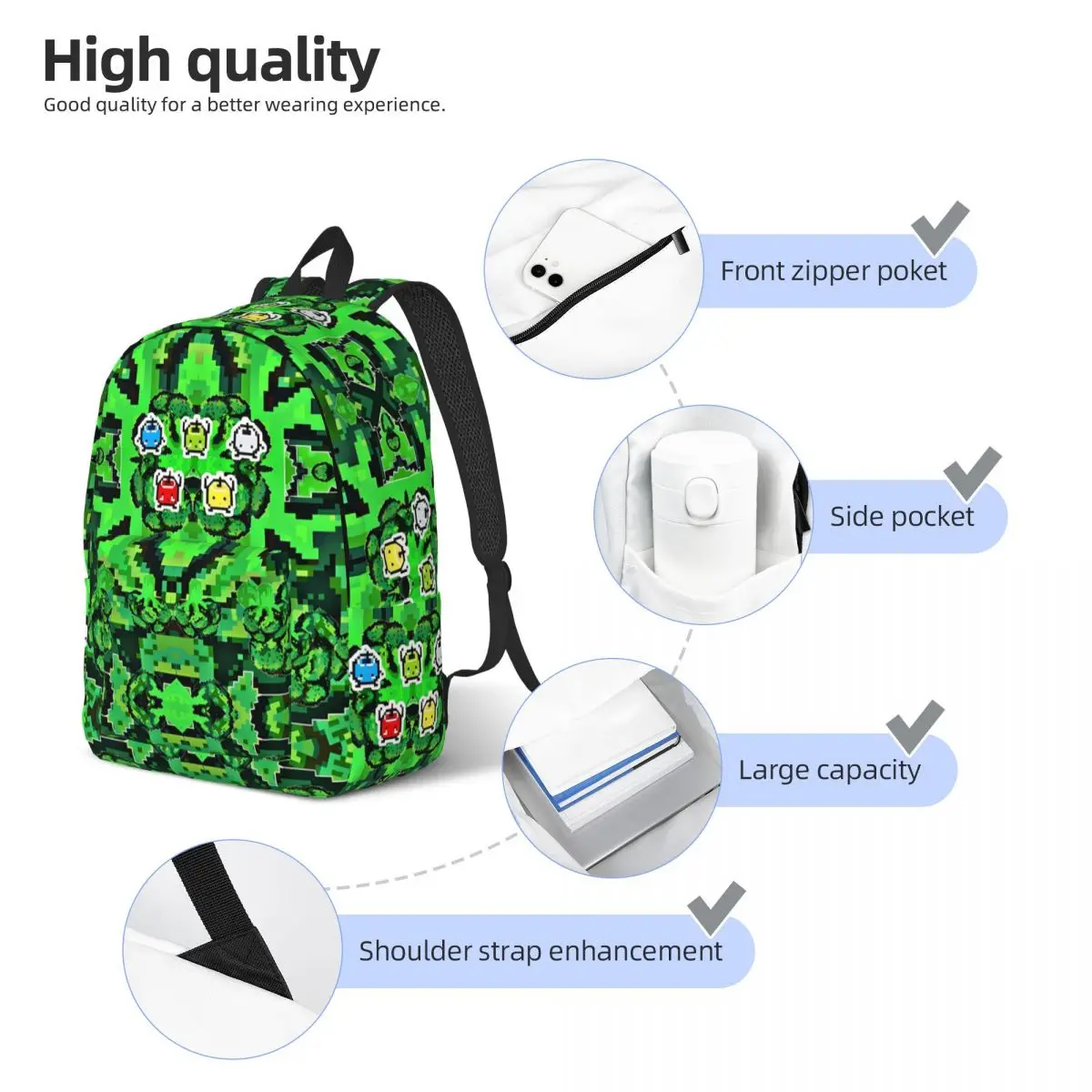 Зеленая застежка-молния для выходного пикника звездами и джунверов новая сумка