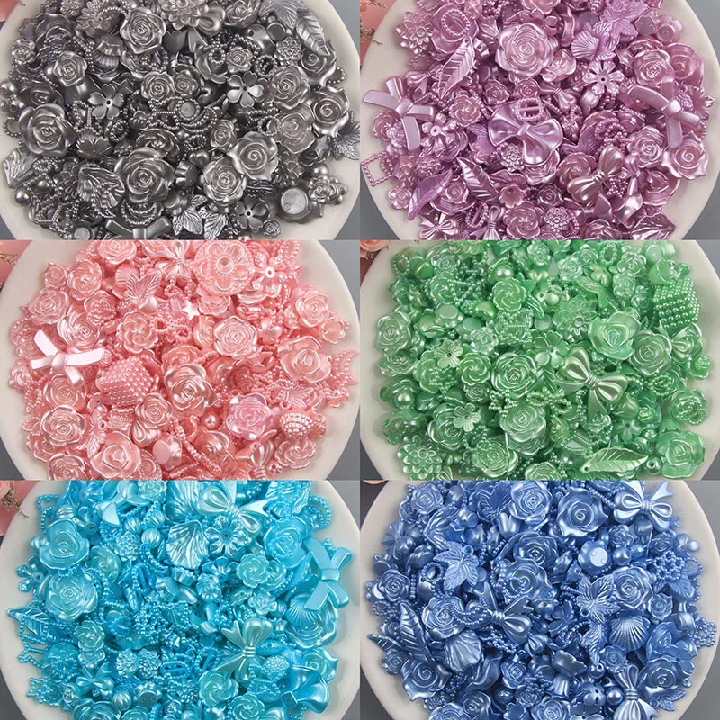 

50 г/упаковка, акриловые бусины, 6-30 мм