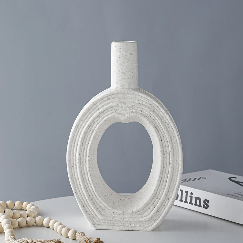 

Современная керамическая ваза, полые вазы в минималистском стиле для дома и офиса