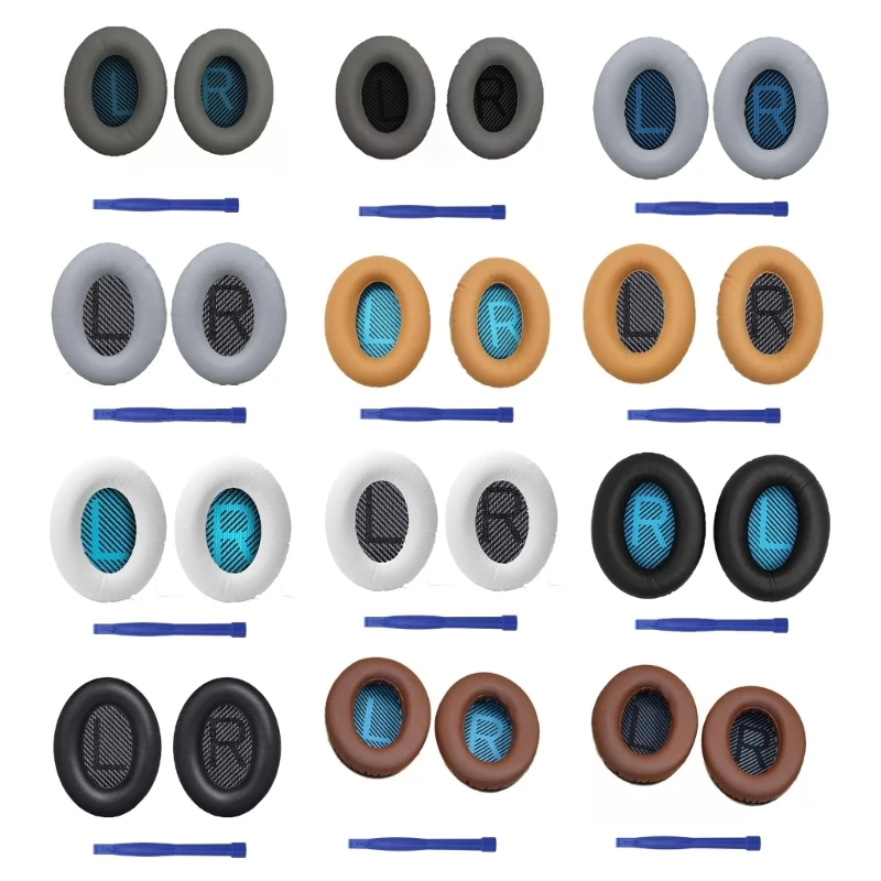 

Headphones Protein Ear Pads for QC35 QC15 QC25 Headsets Earcups Earpads