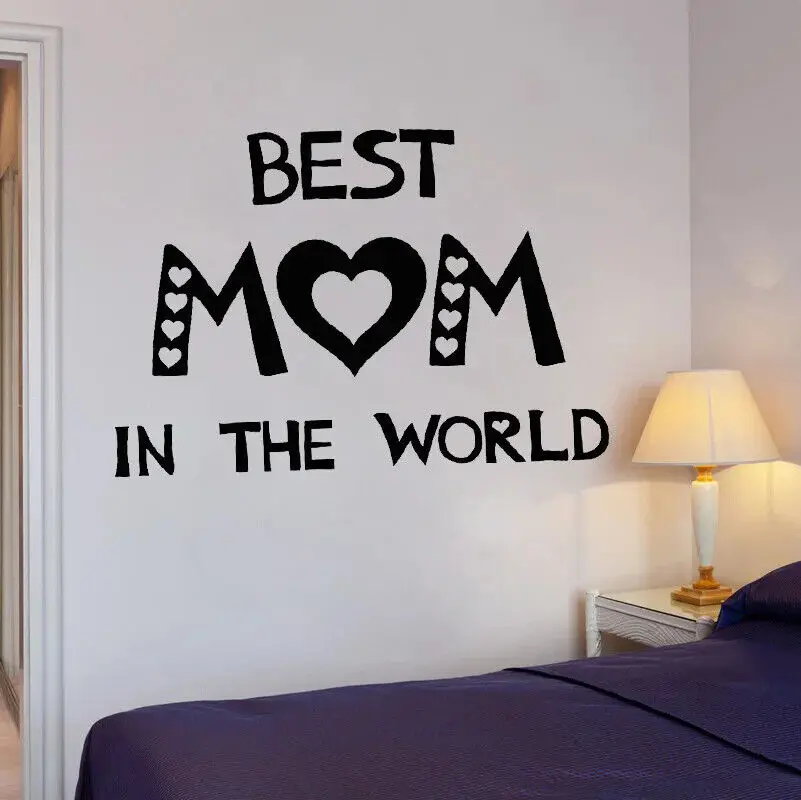 Виниловая наклейка с мотивами родителей подарок маме настенные стикеры Фреска