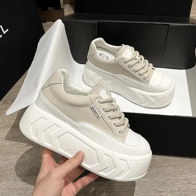 

College Style Sneakers All-match White Platform Shoes Women Vulcanize Shoes Casual Shoes Women Comfortable Breathable