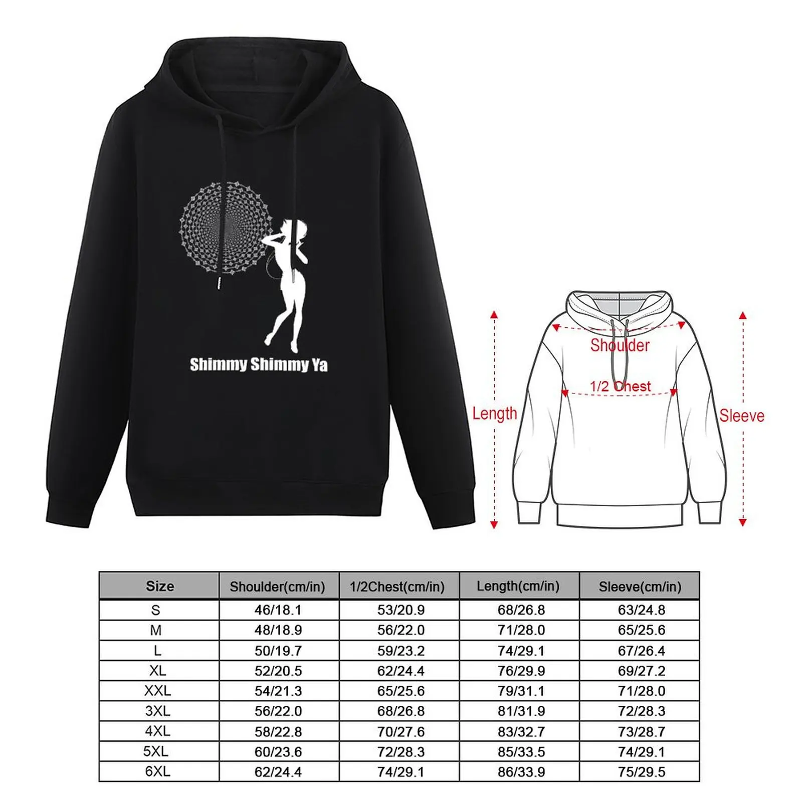 Dancing girl with headphones Shimmy Ya ODB Pullover Hoodie blouse hoodie streetwear