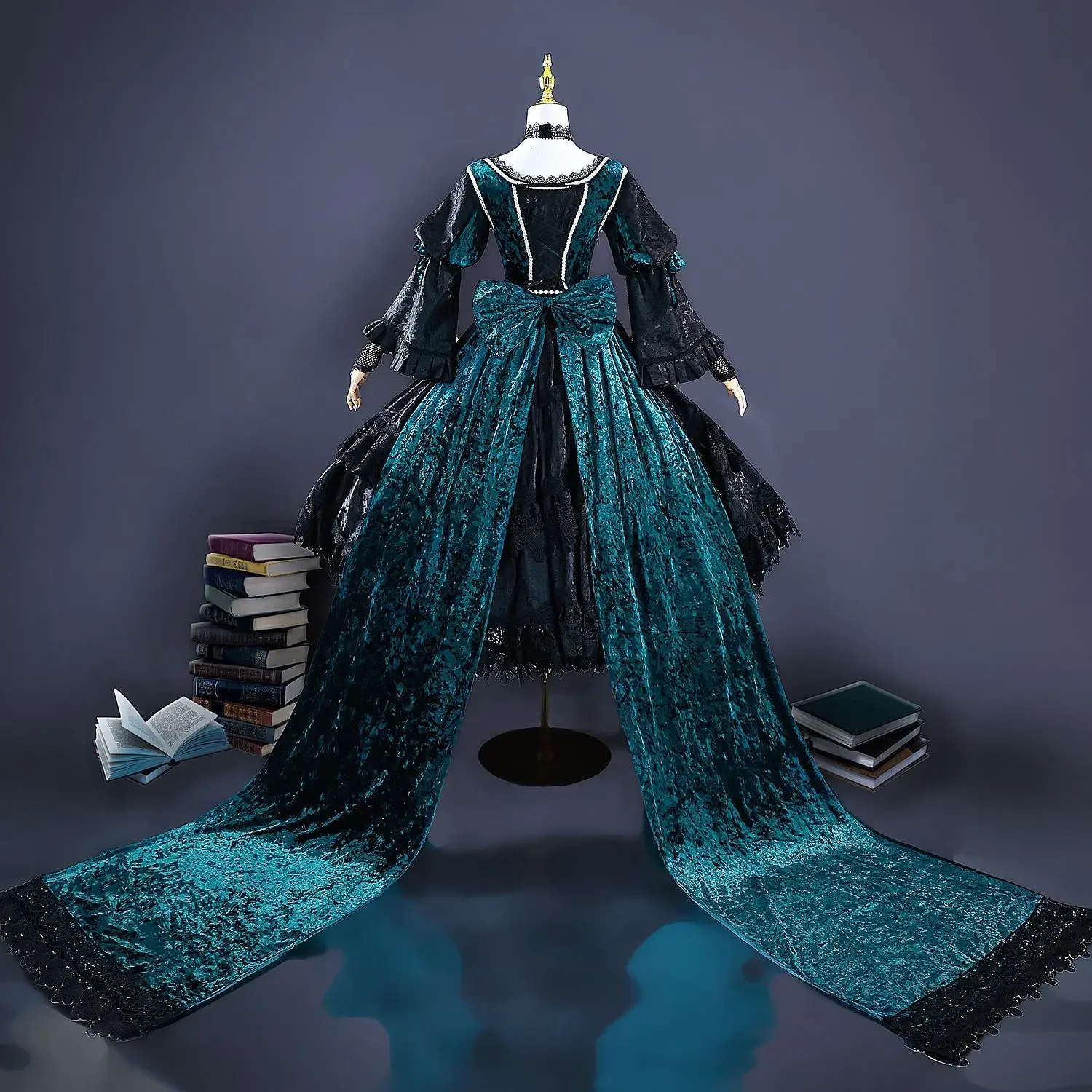 Sieglinde Sullivan Косплей Костюм Ciel Phantomhive Green Lady парик аксессуары реквизит Хэллоуин