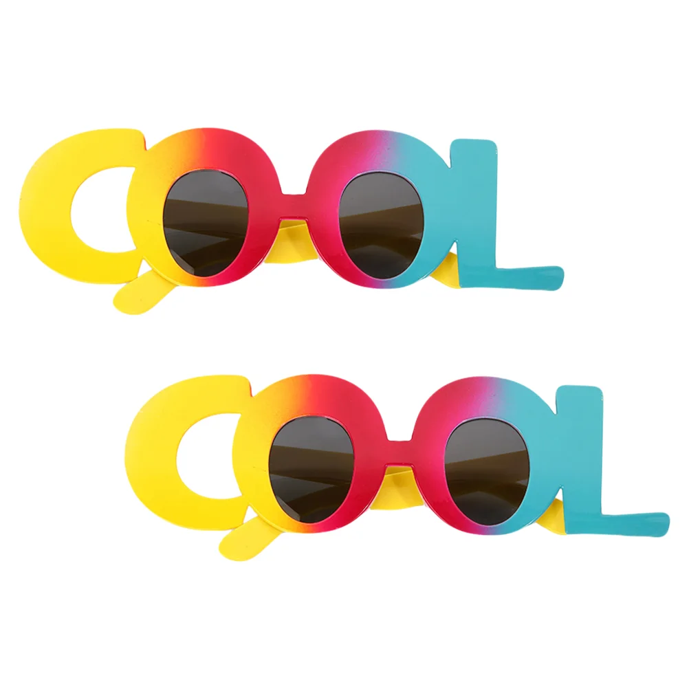 

2pcs Sunglasses Beach Sunglasses Frameless Sunglasses Tropical Sunglasses Hawaiian Party Bag Fillers