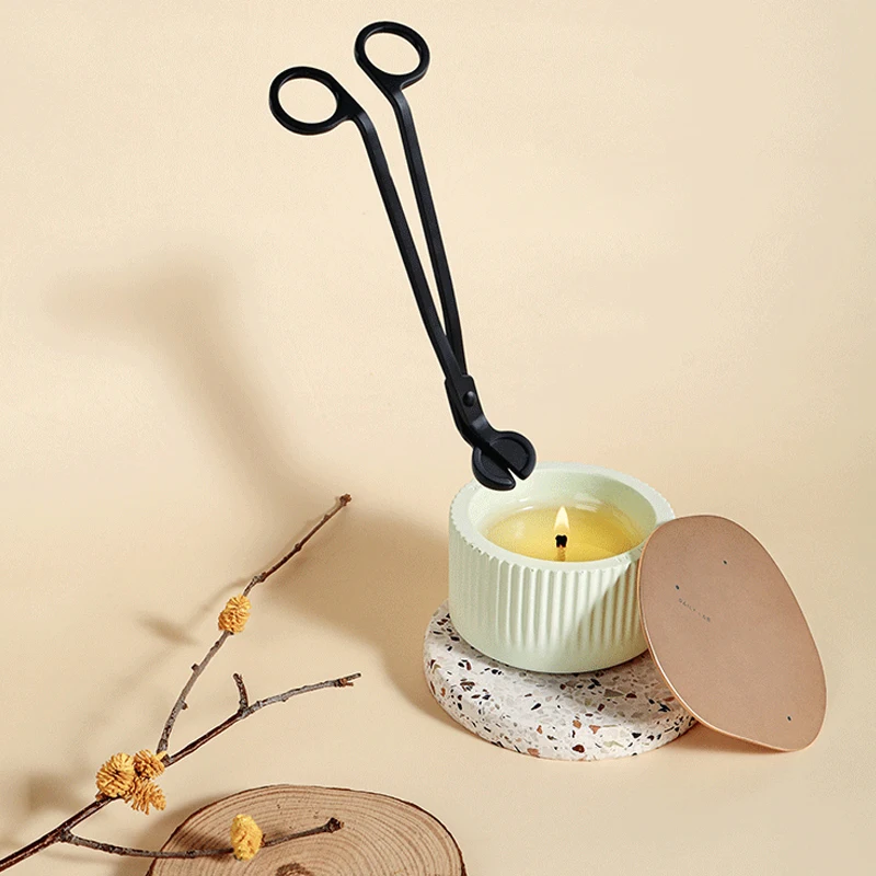 18 см свеча из нержавеющей стали триммер для фитилей Candlewick матовая черная