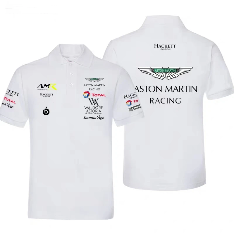 

Polo Del Equipo Aston Martin De Fórmula F1 One, Camiseta Wec Vettel Para Conductor, Top Deportivo Informal, Ropa De Viaje Al Air