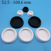 1pcs 52 5 108 6mm black white round silicone rubber seal hole plugs t type stopper snap on gasket seal stopper end cups