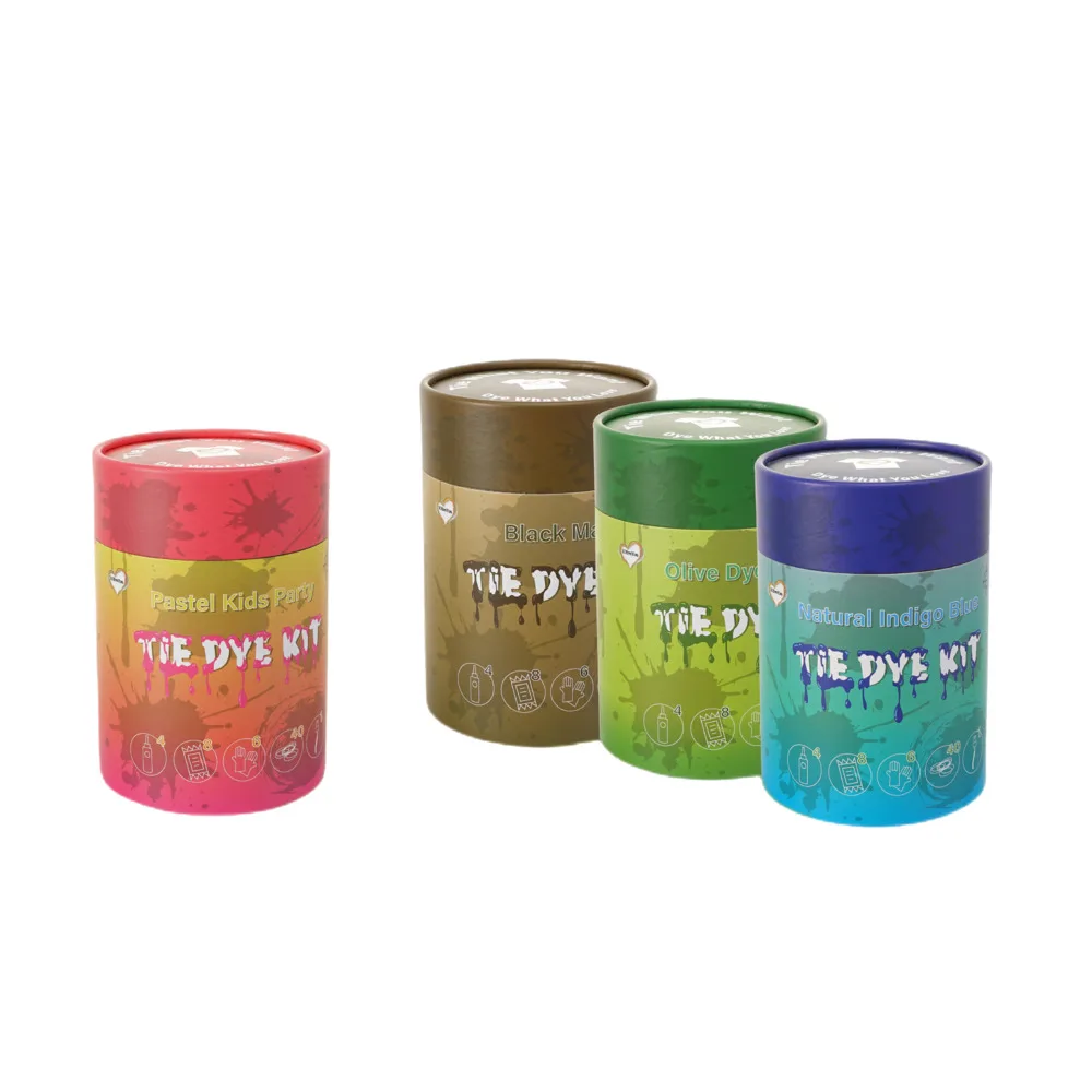 

4 Colors Tie Dye Kit Kid, Fabric Textile Paints Colorful Tie Dying Sets DIY, Tie Dye Kits DIY For Children Art And Craft