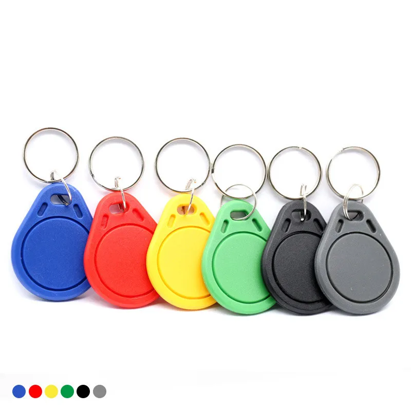 

100Pcs NFC Ntag213 Key Ring Tags ABS 13.56MHz ISO14443A Proximity RFID Keychain Keyfob Waterproof Access Door Smart Key Card