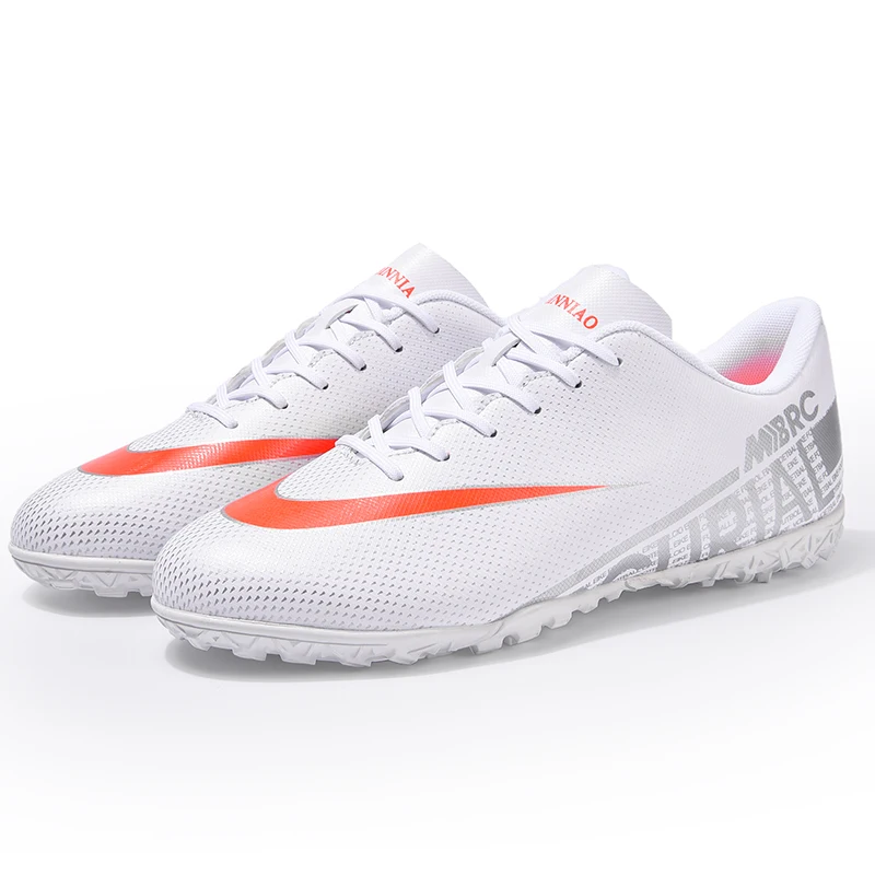 Mens Professional Soccer Shoes Anti-Slip Grass Training Low-Top Soccer Cleats Football Boots Ultralight FG/TF Non-Slip Chuteira