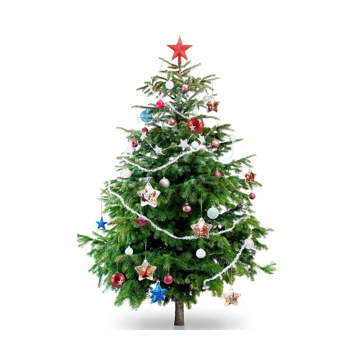 

Sublimation Blank Pendant MDF Christmas Ornaments Heat Transfer, Sublimation Blank Pendant for DIY Decor Craft B 6PCS