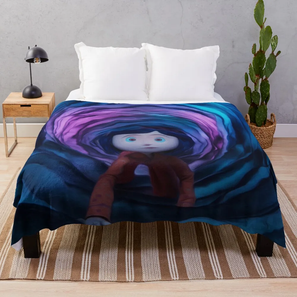 

Coraline Tunnel Throw Blanket dorm room essentials blanket luxury brand luxury brand blanket