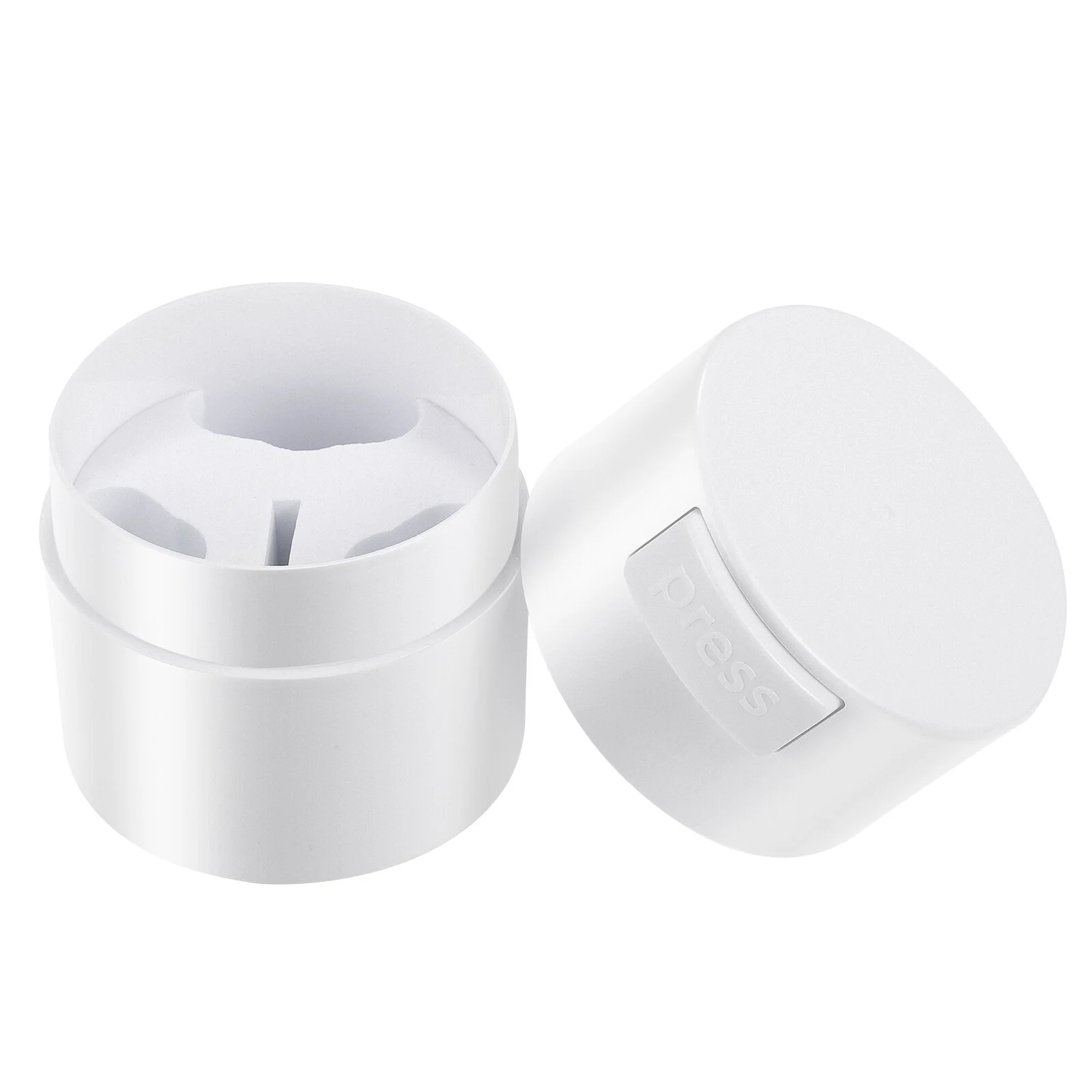 

Glue Lashes Extension Extend Storage Organizer Eyelash Container Activated Carbon Case Tank White Jar