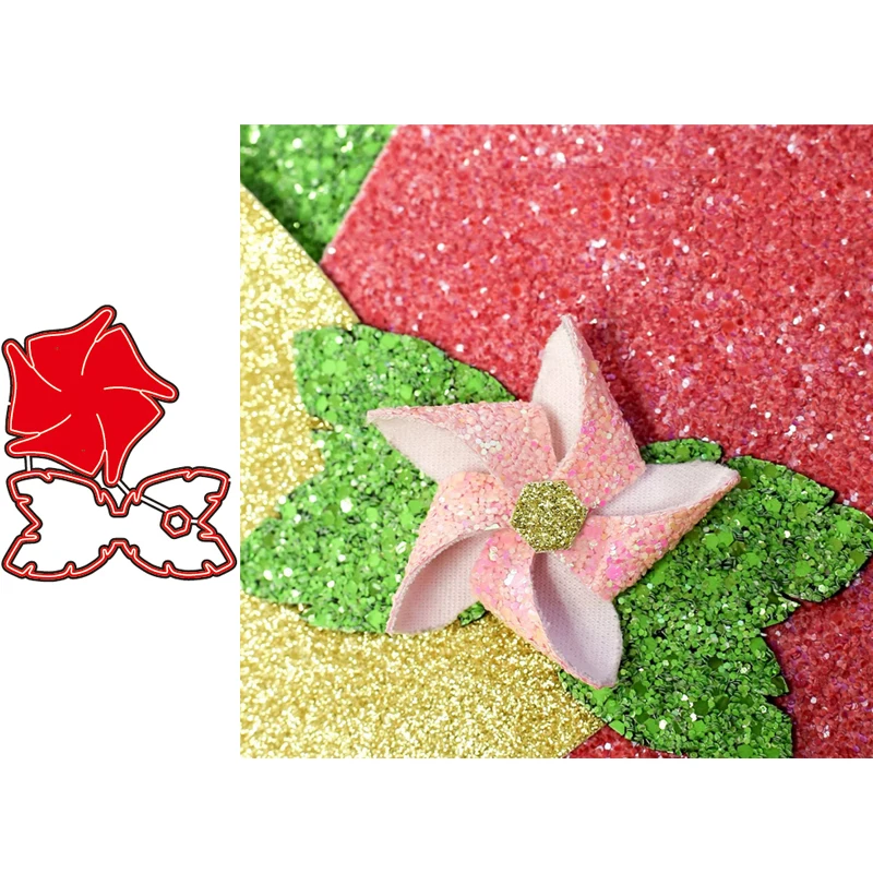 Металлические Вырубные штампы в виде ветряной мельницы для скрапбукинга тиснения для девушек женщин Рукоделие Декор для творчества резчик трафарет