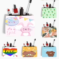 cute animal woman cosmetic bag girls mini sanitary napkins makeup lipstick bags travel earphone coin organizer pouch bags wallet