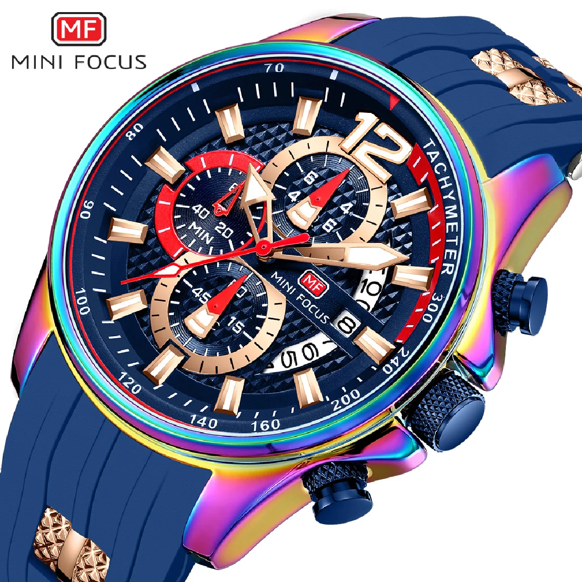 

Мужские повседневные спортивные часы MINIFOCUS Hyun-chae чехол лучший роскошный бренд мужские наручные часы с хронографом большой циферблат яркие ...