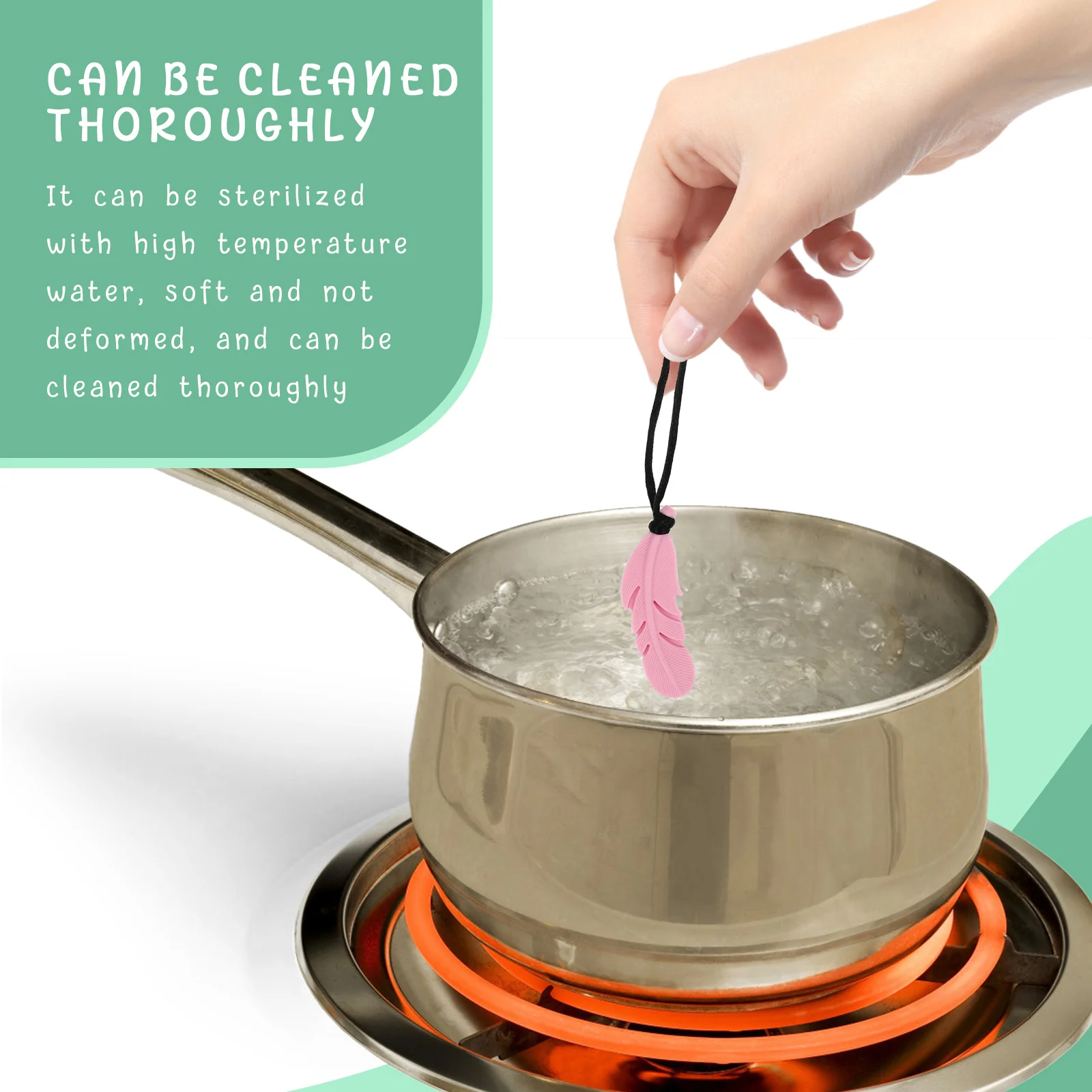 3 шт. силиконовое ожерелье детская игрушка для прорезывания зубов игрушки