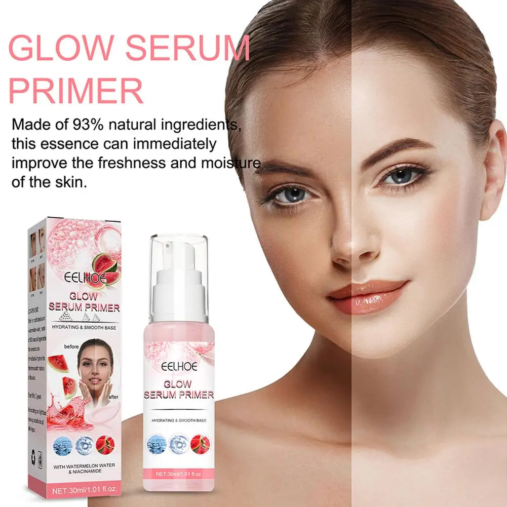 

Glow Serum Essence Watermelon Glow Serum Essence Good Stuff Glow Serum Primer Brightens Skin Suitable For Moisturizing All A9U9