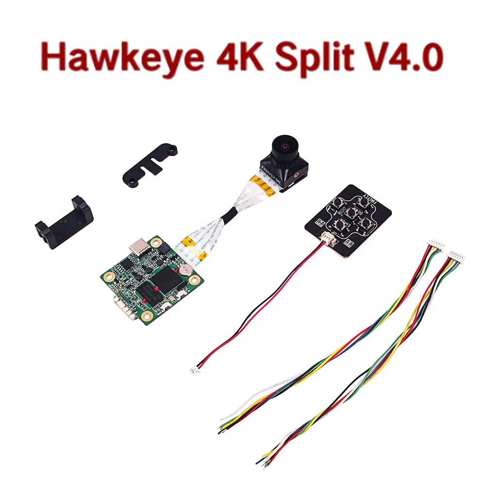 

Newest Hawkeye Firefly 4K Split Cam Version 4.0 Camera DVR 7-24V For FPV Racing Drone