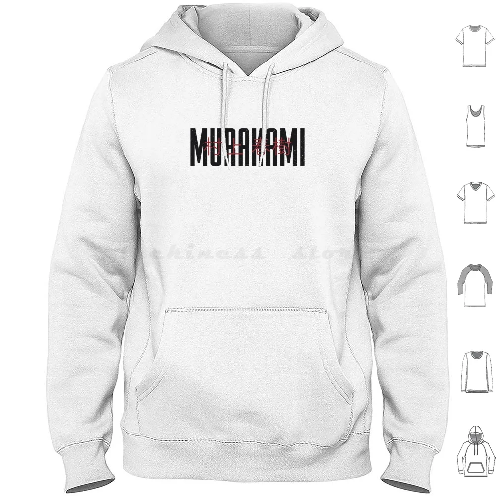 

Толстовки Haruki Murakami с длинным рукавом Haruki Murakami Literature японский Kanji минималистичный заводчик птица спутник
