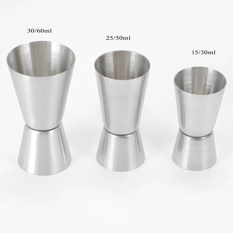 

Professional Stainless Steel Bartender Wine Cup Measuring Cup Cocktail Mixer Martini Cocktail Shaker Bar Set