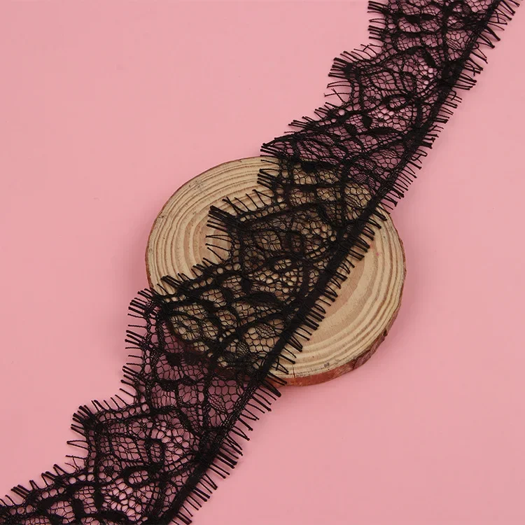 Черные двойные ресницы FZdiy кружевная ткань фотолюбовь Упаковка подарков лента