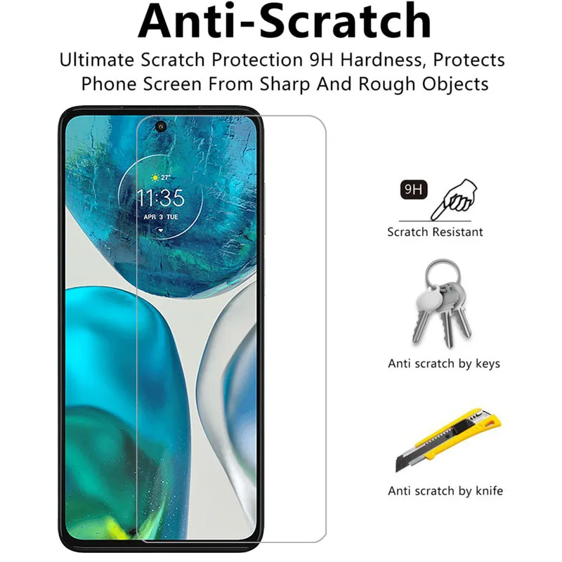 Чехол из закаленного стекла для motorola moto g52 чехол телефона motorolag52 motog52 motog g 52 52g 4g 5g