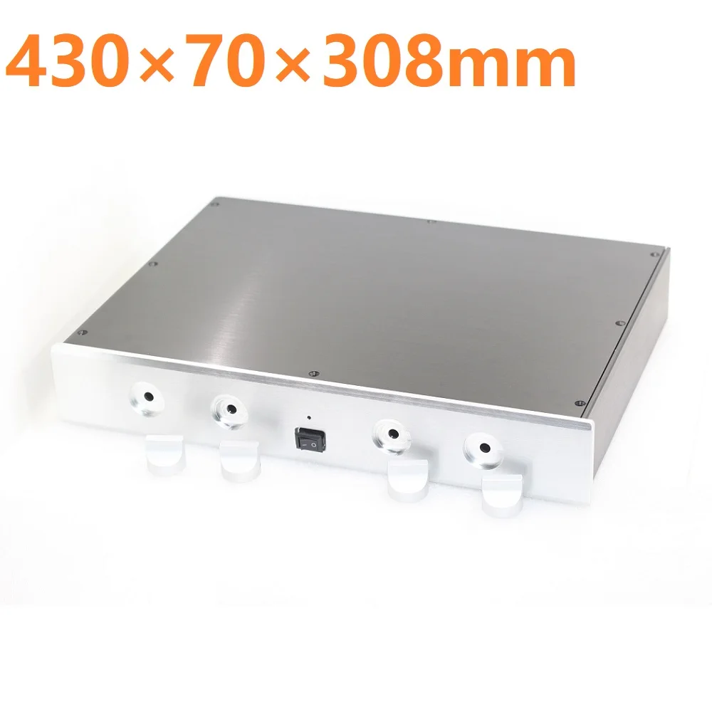 

W320 H70 D308 ЦАП Декодер на переднее окно корпус усилитель питания чехол для наушников домашний аудио предусилитель корпус DIY корпус блока питания