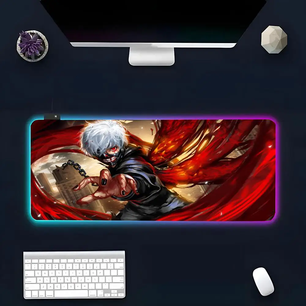 Коврик для мыши с изображением аниме Т-Токио Белый большой размер