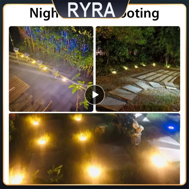 

Waterproof Led Lawn Lights Outdoor Solar Energy Lights Yard Landscape Lighting Lamps Disk Pathway Ground Lamp Garden Decoration