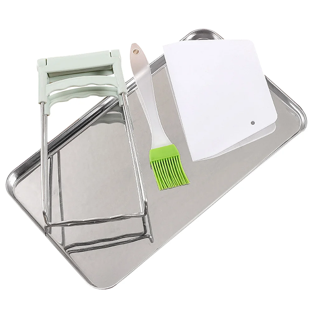 

Tools Food Trays Holder Stainless Steel Metal Serving Banquet Steam Cooking Container Home