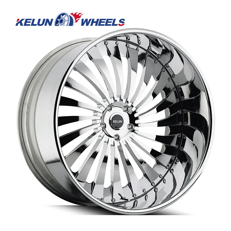 Фото Forgiato KELUN WHEELS 2-ЧАТОВЫЕ СТРУКТИРЫ Хромированная щетка для губ Увегнутые диски для лица Forgiato Wheels №4