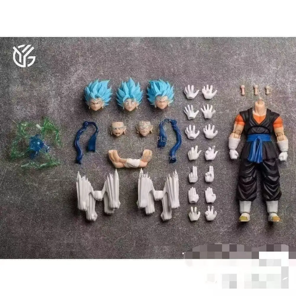 Фото В наличии: YGmw Studio Vegetto Fusion Warrior Full Set 04/06/07/08/09A/09B, подвижная фигурка Dragon Ball в масштабе 1/12 (серия SHF) №5