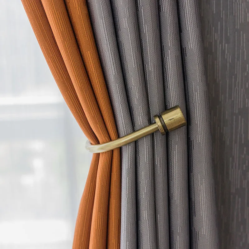 

Хлопковые шторы с высоким затенением, простые однотонные занавески в скандинавском стиле, для гостиной, столовой, спальни, окон