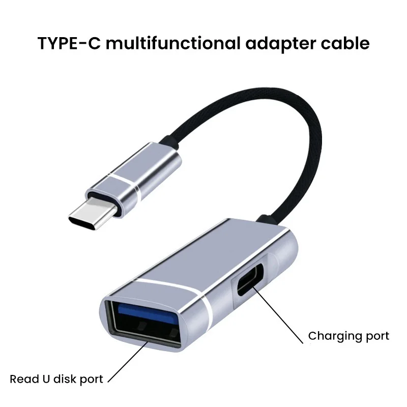 

USB 3.0 To USB Type C Adapter OTG Cable USB C Male To USB 3.0 Femal PD Data Cable Converter For MacBook Type-C Adapter