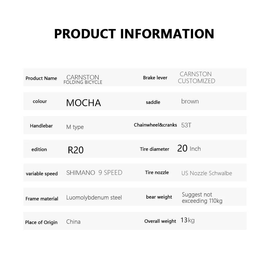 9-скоростной складной велосипед сверхлегкий портативный 20-дюймовый
